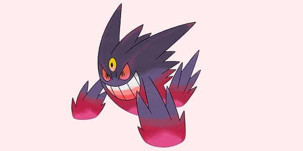 Mega Gengar official artwork. Credit: Pokémon Company International