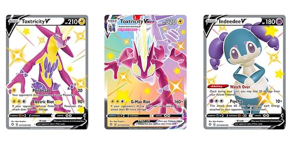 Pokémon Cards of Shining Fates. Credit: Pokémon TCG