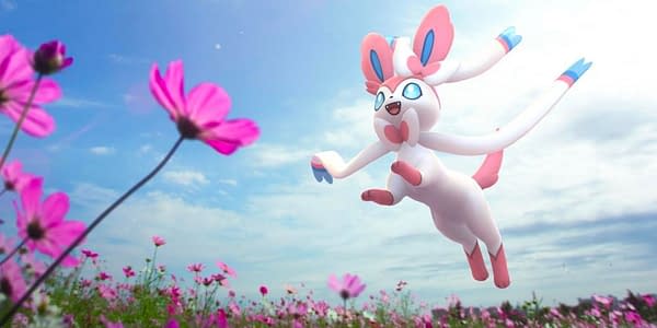 Sylveon in Pokémon GO. Credit: Niantic