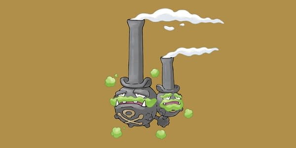 Galarian Weezing official art. Credit: Pokémon Company
