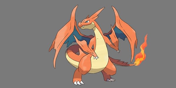 Mega Charizard Y official artwork. Credit: Pokémon Company