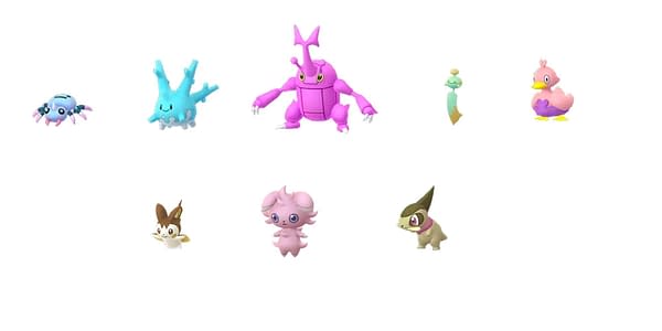 Unreleased Shinies in Pokémon GO. Credit: Niantic