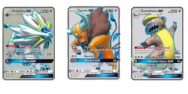 Cards of Sun & Moon. Credit: Pokémon TCG