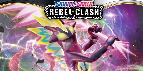 Rebel Clash banner. Credit: Pokémon TCG