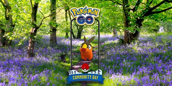 Tepig Community Day graphic in Pokémon GO. Credit: Niantic