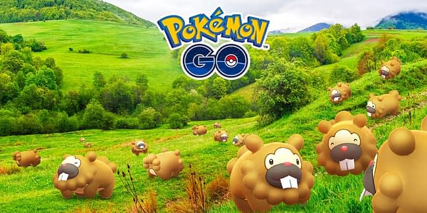 Bidoof Day graphic in Pokémon GO. Credit: Niantic