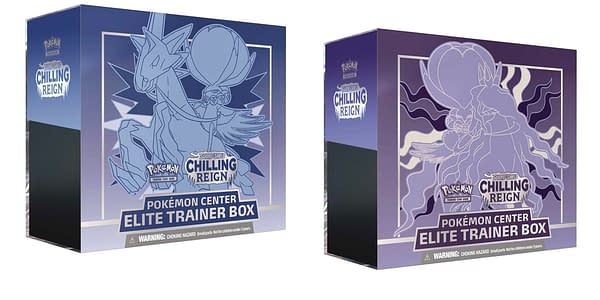 Exclusive Chilling Reign Elite Trainer Boxes. Credit: Pokémon Center