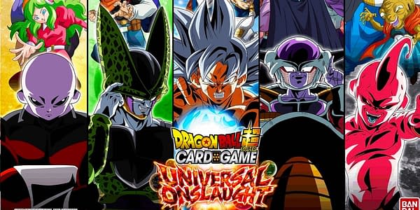 Universal Onslaught graphic. Credit: Dragon Ball Super Card Game