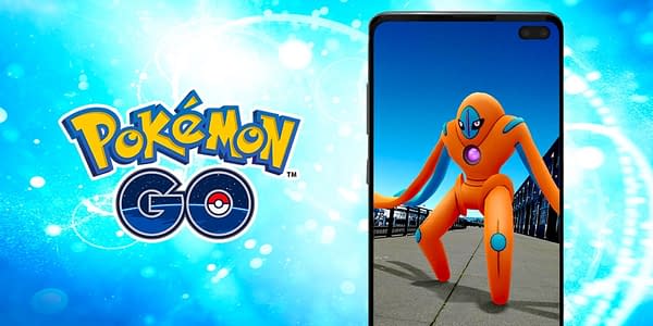 Defense Forme Deoxys in Pokémon GO. Credit: Niantic