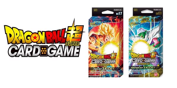 Namekian & Saiyan Boost expansion packs. Credit: Dragon Ball Super Card Game