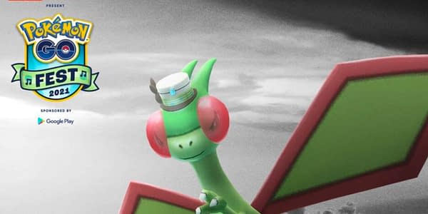 GO Fest 2021 Flygon in Pokémon GO. Credit: Niantic