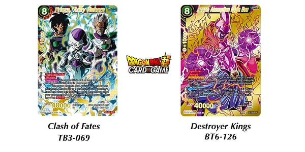 Secret Rare cards. Credit: Dragon Ball Super Card Game