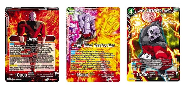 Cards of Cross Spirits. Credit: Dragon Ball Super Card Game