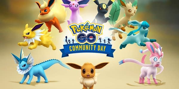 Eevee Community Day graphic in Pokémon GO. Credit: Niantic