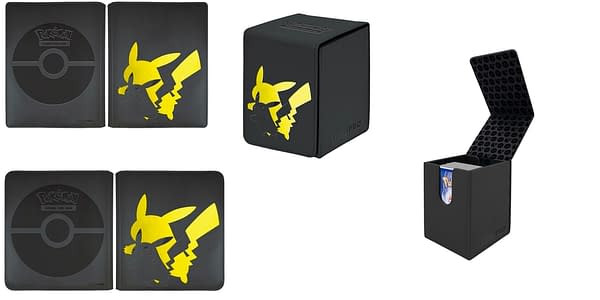 Pikachu-Themed Elite Series Pokémon products. Credit: Ultra Pro 
