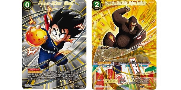 Dragon Ball Super 2021 Anniversary cards. Credit: Bandai