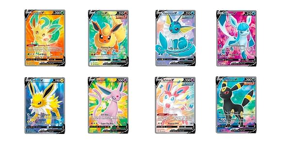 Evolving Skies cards. Credit: Pokémon TCG