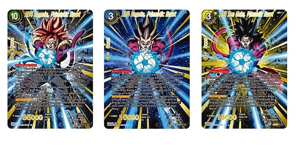 2021 Anniversary Set cards. Credit: Dragon Ball Super Card Game