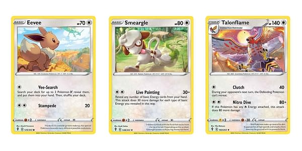 Cards of Evolving Skies. Credit: Pokémon TCG
