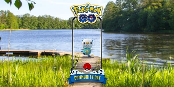 Oshawott Community Day graphic in Pokémon GO. Credit: Niantic