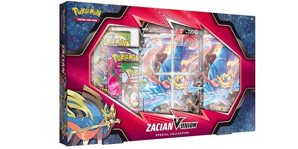Zacian V-UNION Box. Credit: Pokémon TCG