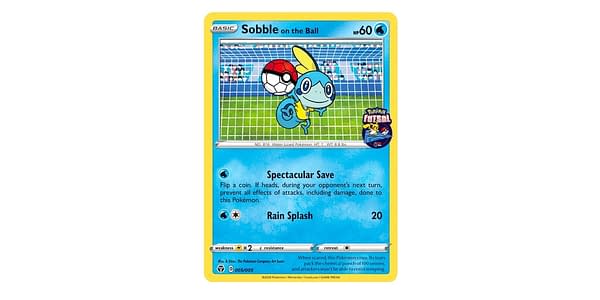 Sobble on the Ball Promo Card. Credit: Pokémon TCG