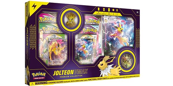 Jolteon VMAX Premium Collection. Credit: Pokémon TCG.