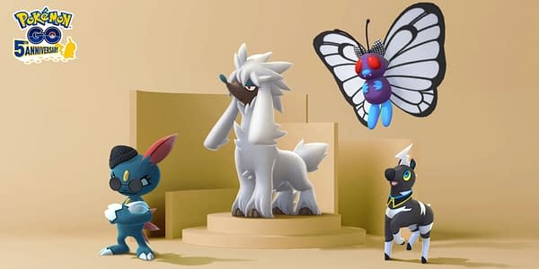 Fashion Week graphic in Pokémon GO. Credit: Niantic