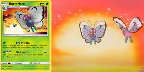 Butterfree from Burning Shadows. Credit: Pokémon TCG