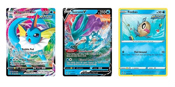 Cards of Sword & Shield - Evolving Skies. Credit: Pokémon TCG