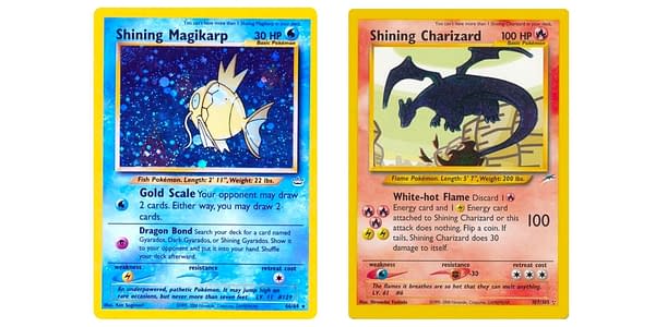 Shining Pokémon cards. Credit: Pokémon TCG