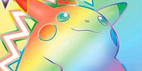 Vivid Voltage Rainbow Rare Pikachu. Credit: Pokémon TCG