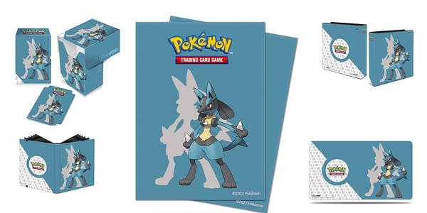 Lucario-themed Pokémon TCG Products. Credit: Ultra PRO 