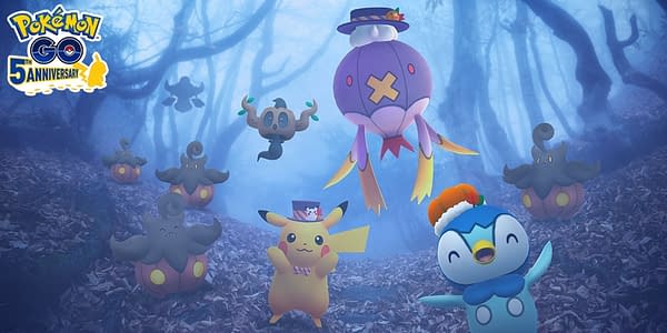 Halloween 2021 graphic in Pokémon GO. Credit: Niantic
