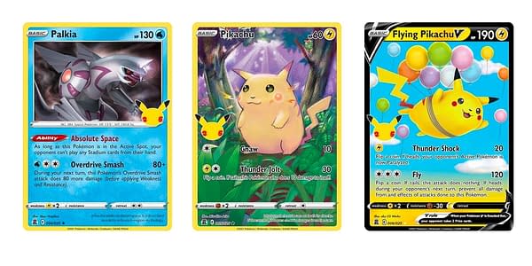 Cards of Celebrations. Credit: Pokémon TCG