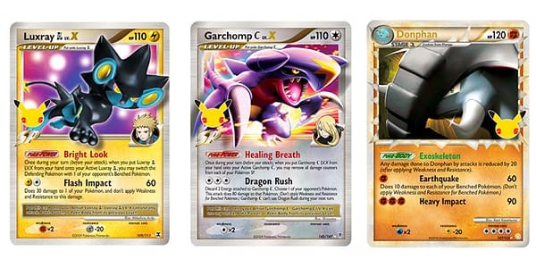 The cards of Celebrations. Credit: Pokémon TCG