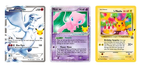 Cards of Celebrations. Credit: Pokémon TCG