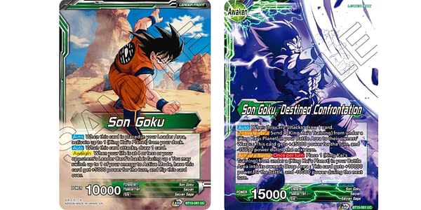 Cards of Saiyan Showdown. Credit: Dragon Ball Super Card Game