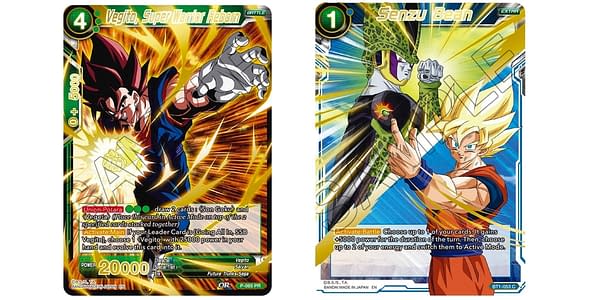 Mythic Booster cards. Credit: Dragon Ball Super Card Game