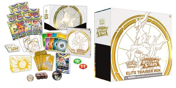 Sword & Shield – Brilliant Stars Elite Trainer Box. Credit: Pokémon TCG