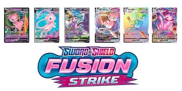 Sword & Shield – Fusion Strike Mew Sun & Moon – Ultra Prism cards. Credit: Pokémon TCG