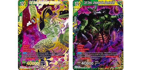 Mythic Booster Cell Xeno SCR. Credit: Dragon Ball Super Card Game
