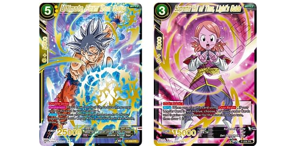 Mythic Booster cards. Credit: Dragon Ball Super Card Game