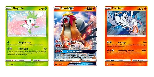 The cards of Shining Legends. Credit: Pokémon TCG