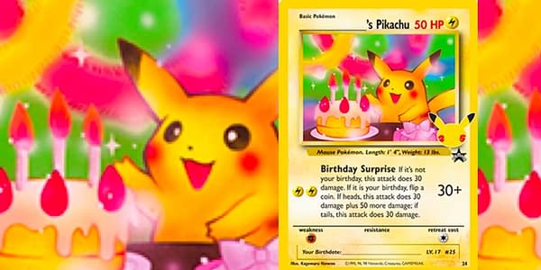 Celebrations Pikachu reprint. Credit: Pokémon TCG