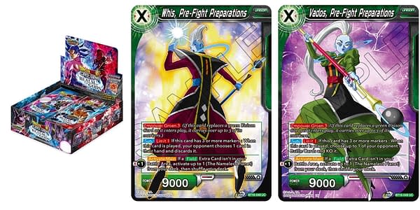 Realm of the Gods cards. Credit: Dragon Ball Super Card Game