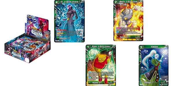 Realm of the Gods cards. Credit: Dragon Ball Super Card Game