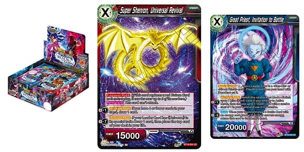 Realm of the Gods cards. Credit: Dragon Ball Super Card Game