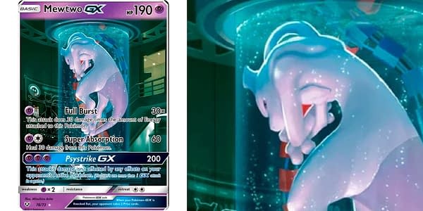 Mewtub GX in Shining Legends. Credit: Pokémon TCG