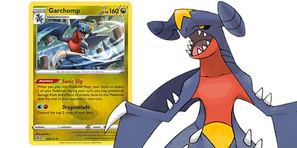 Brilliant Stars Garchomp. Credit: Pokémon TCG